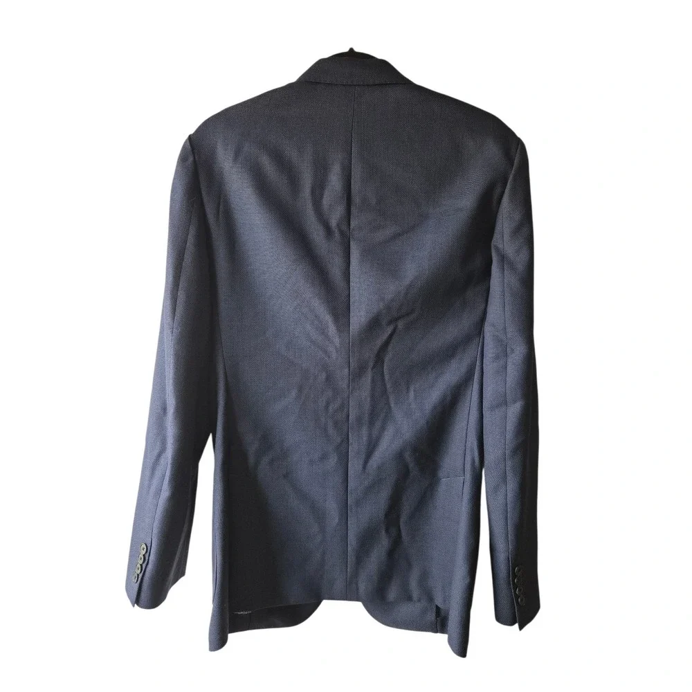 Bonobos Slim Fit 100% Wool Blazer Jacket 40L‎ Navy Vitale Barberis Canonico